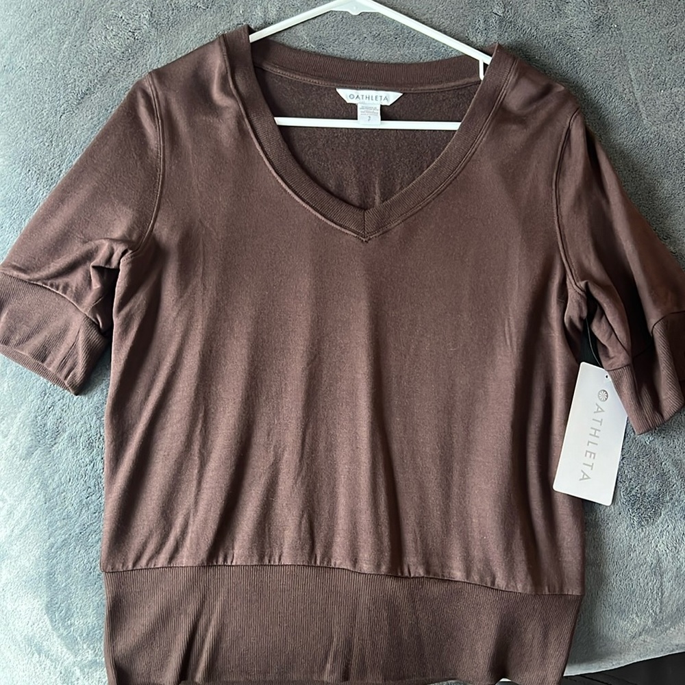 Athleta Step Forward Sweatshirt Tee